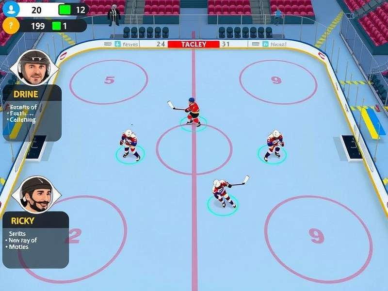 Hockey Hero Fiesta gameplay screenshot